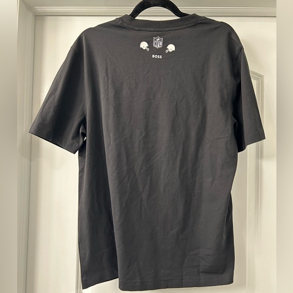 BOSS X NFL Las Vegas Raiders T-Shirts In Black - Picture 10 of 13